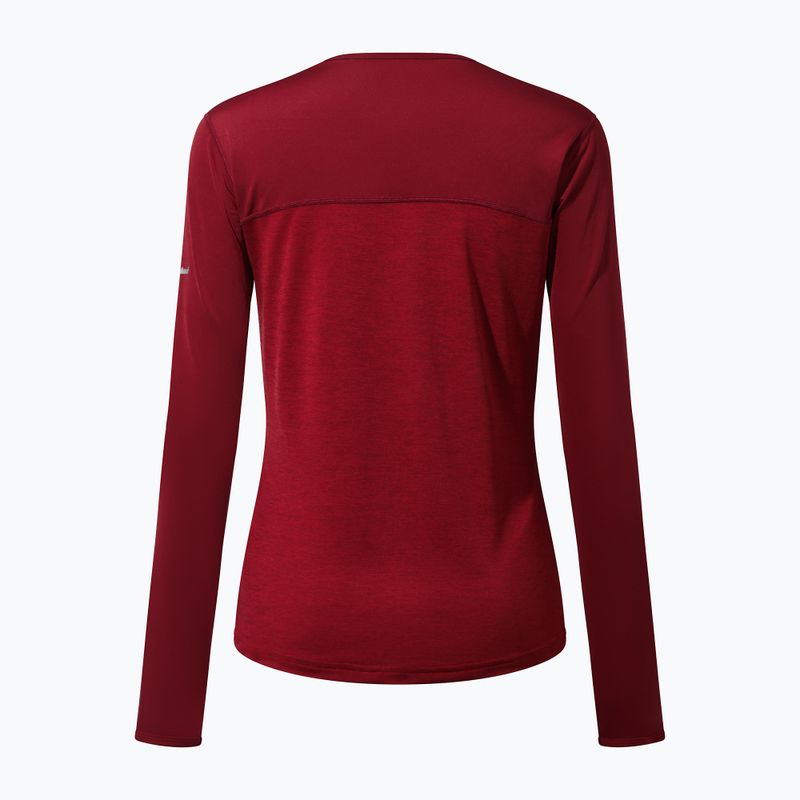 Dámské trekové tričko longsleeve  Berghaus Voyager Tech Tee Basecrew syrah/red dahlia 10