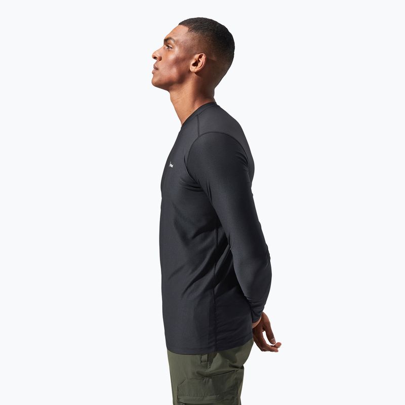 Pánské tričko Berghaus 24/7 Basecrew s dlouhým rukávem black/black 4