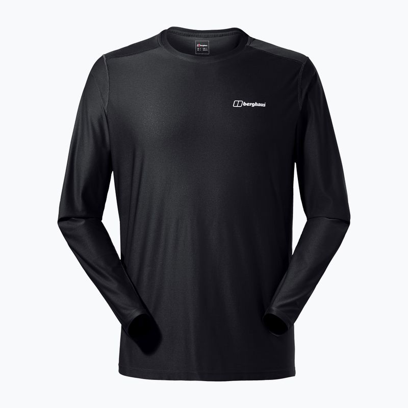 Pánské tričko Berghaus 24/7 Basecrew s dlouhým rukávem black/black 8