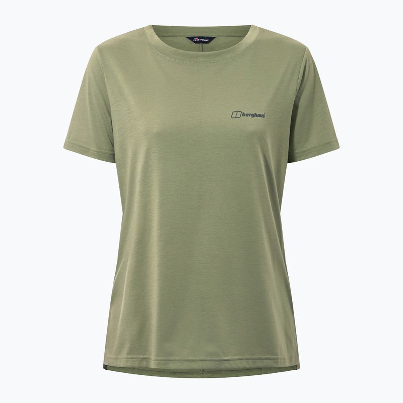 Dámské trekingové tričko Berghaus Relaxed Tech Super Stretch oil green 9