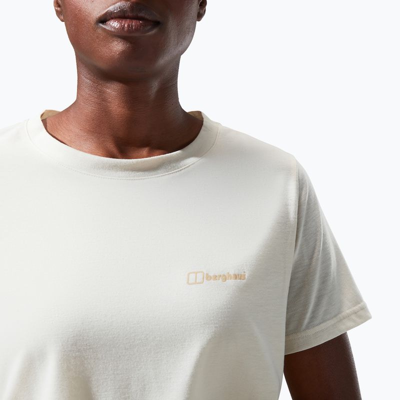 Dámské trekingové tričko Berghaus Relaxed Tech Super Stretch bone white 5