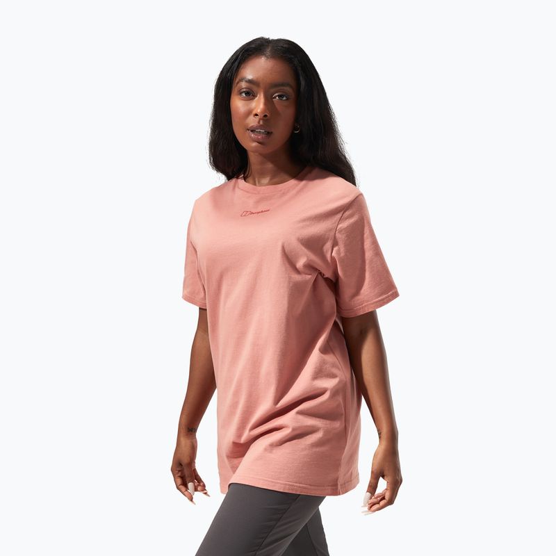Dámské tričko  Berghaus Boyfriend Logo rose dawn