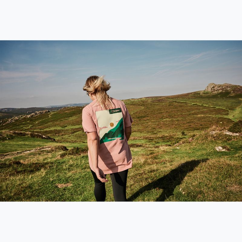 Dámské tričko  Berghaus Boyfriend Logo rose dawn 12
