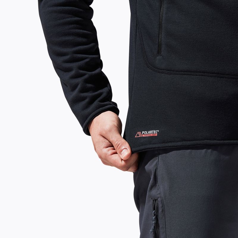 Pánská fleecová mikina Berghaus Heuberg Hoody black/black 10