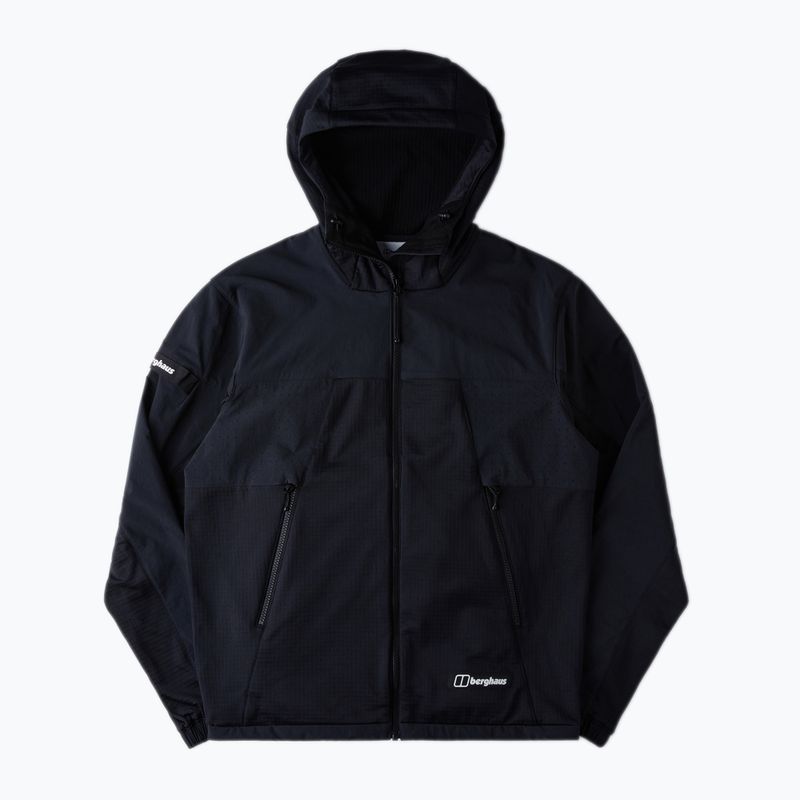 Pánská softshellová bunda Berghaus Benwell Hooded black/black