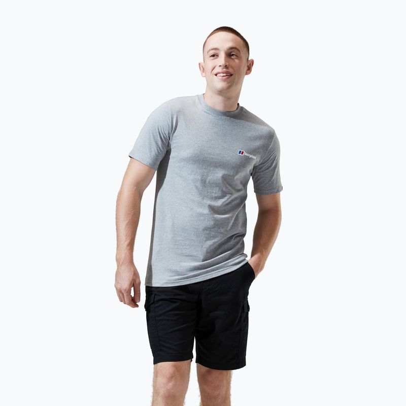 Pánské tričko Berghaus Snowdon SS Tee 2.0 grey marl bci