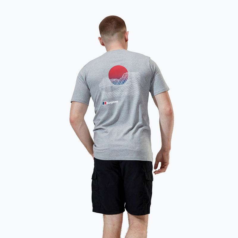 Pánské tričko Berghaus Snowdon SS Tee 2.0 grey marl bci 3