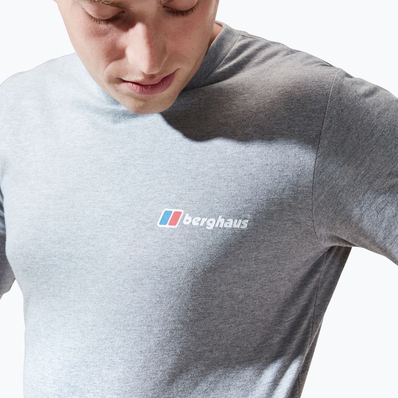 Pánské tričko Berghaus Snowdon SS Tee 2.0 grey marl bci 5