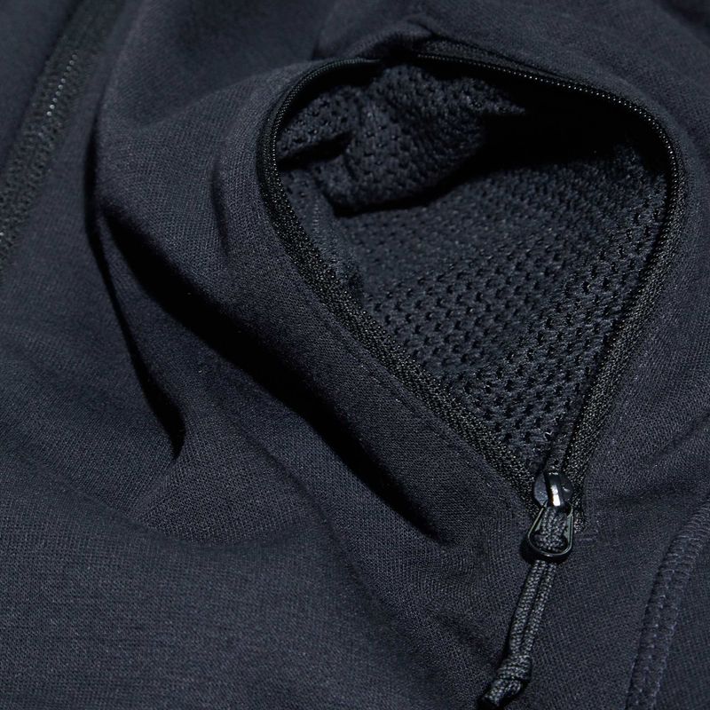 Dámská fleecová mikina Berghaus Heuberg Hoody jet black/grey pinstripe marl 15