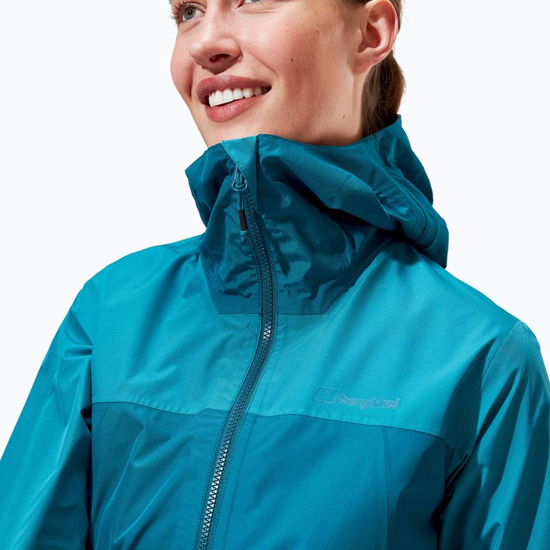 Berghaus Deluge Pro 3.0 deep ocean/jungle jewel dámská bunda do deště 4