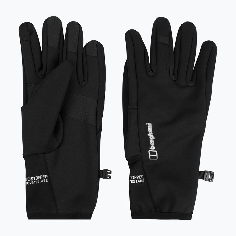 Trekingové rukavice Berghaus Hillmaster Windstopper black