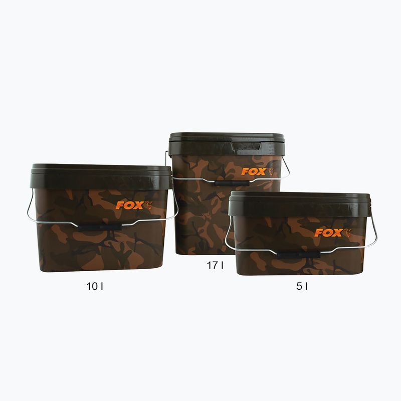 Kbelík  Fox International Square 10 l camo 2