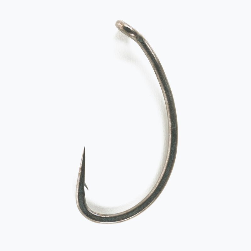 Kaprové háčky Fox Edges Armapoint Curve Shank Medium šedé CHK203