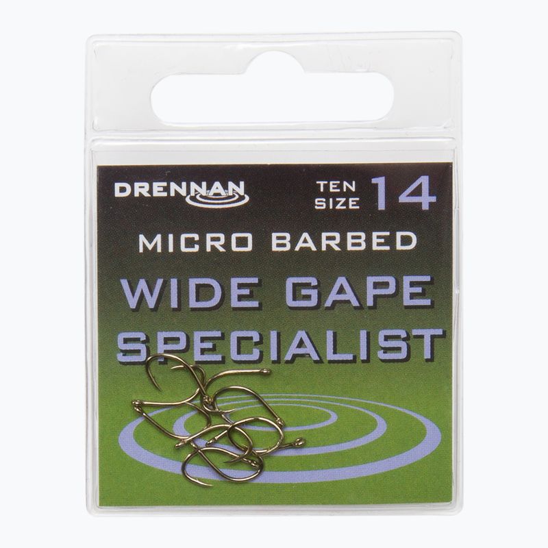 Háčky Drennan Wide Gape Specialist stříbrné HEWGSM014