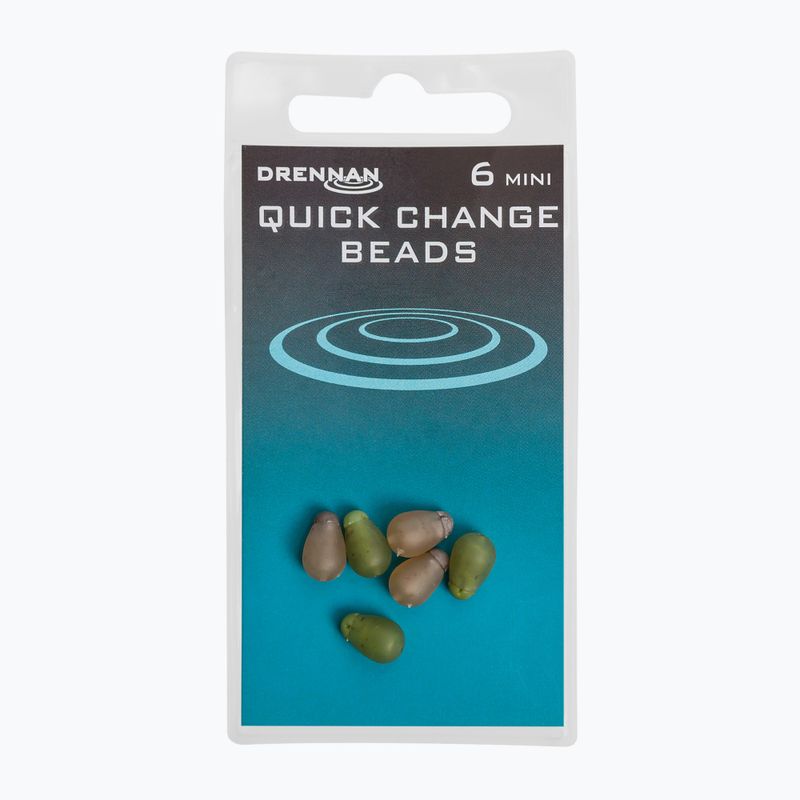Drennan Quick Change Beads leader connector 6 ks hnědá TGQCB002