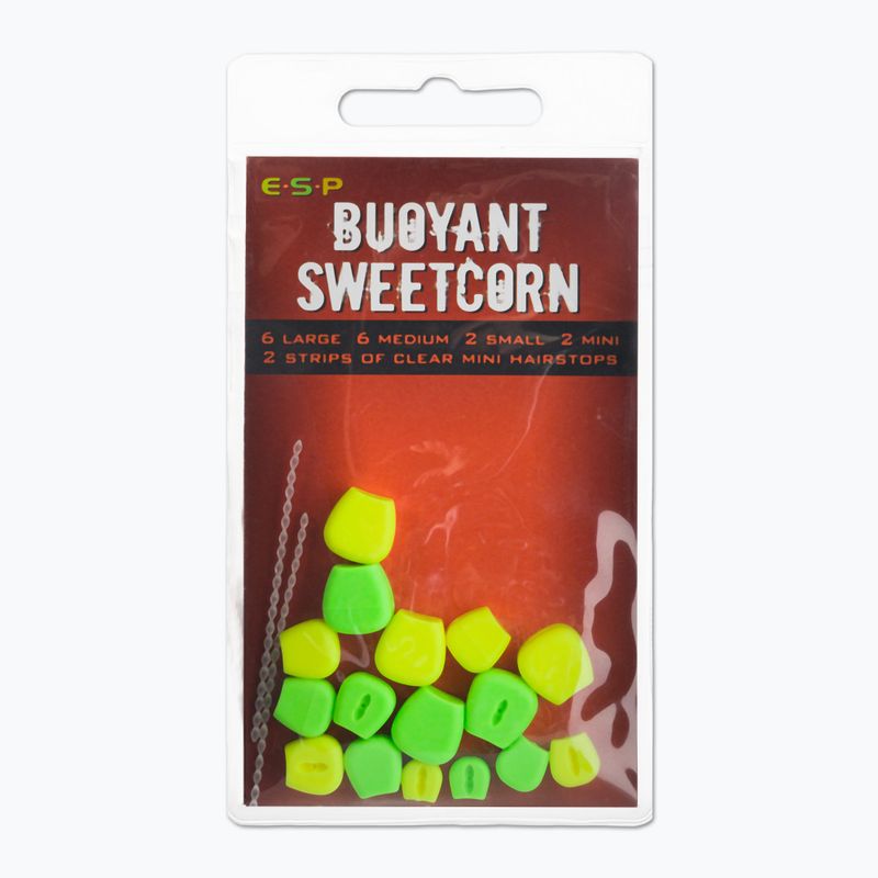 Umělá kukuřičná nástraha ESP Buoyant Sweetcorn zelenožlutá ETBSCGY005 2