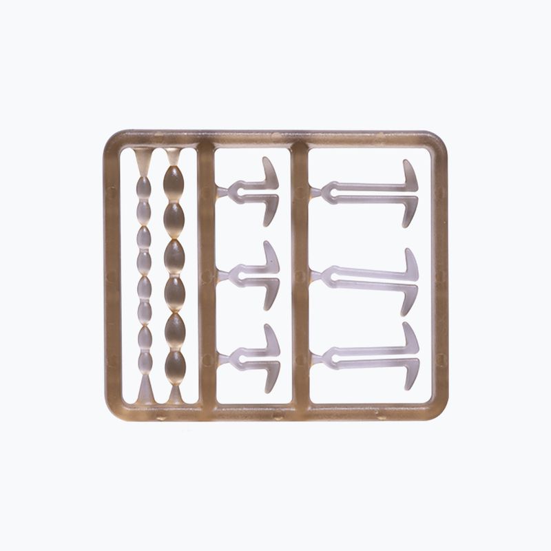 Kaprařské návazce ESP Camo Hair Rig Gripper Barbed 3 ks hnědé EHRCHRG08 2