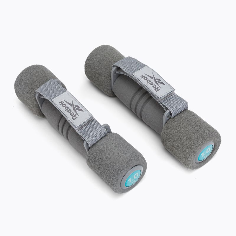 Činky Reebok 2 x 1 kg šedá RAWT-11061BL 2