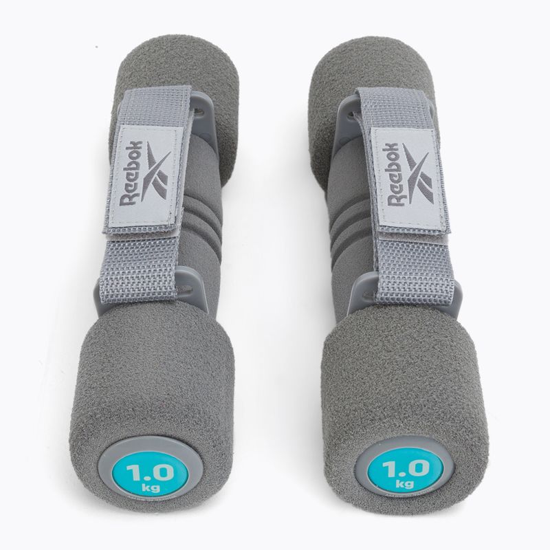Činky Reebok 2 x 1 kg šedá RAWT-11061BL 3