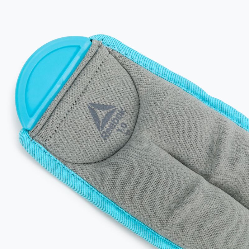 Závaží na zápěstí Reebok 2 x 1 kg šedé RAWT-11071BL 3