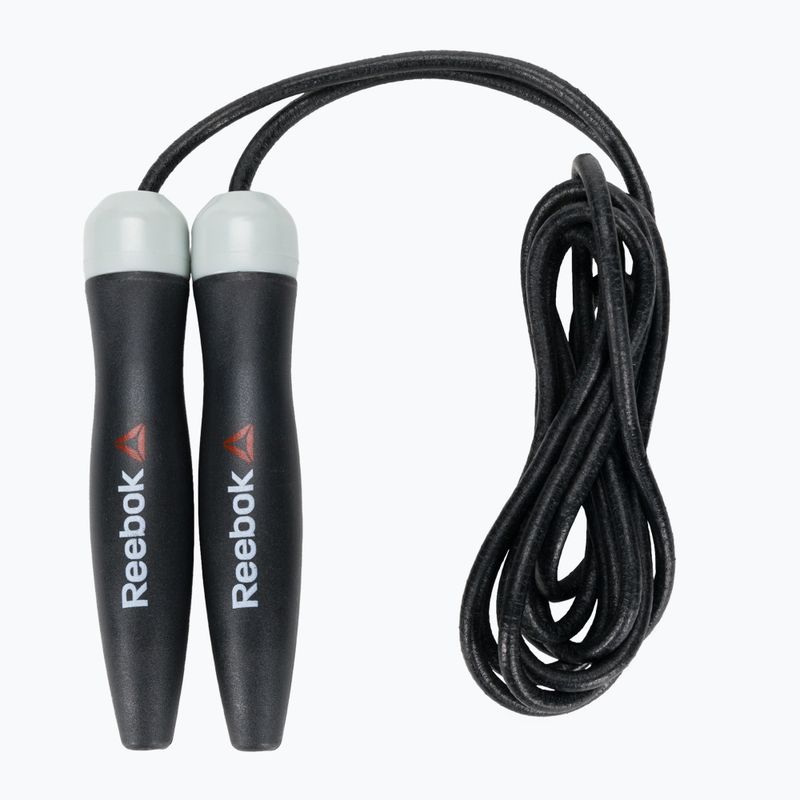 Kožené švihadlo Reebok černé  RSRP-16080