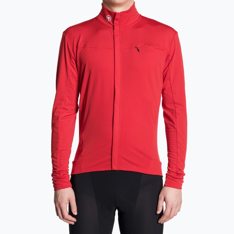 Pánský cyklistický dres Longsleeve Endura Xtract Roubaix red