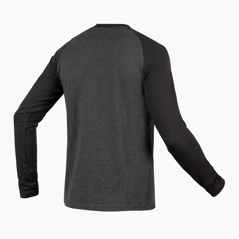 Pánský cyklistický dres longsleeve Endura One Clan Raglan L/S grey 2