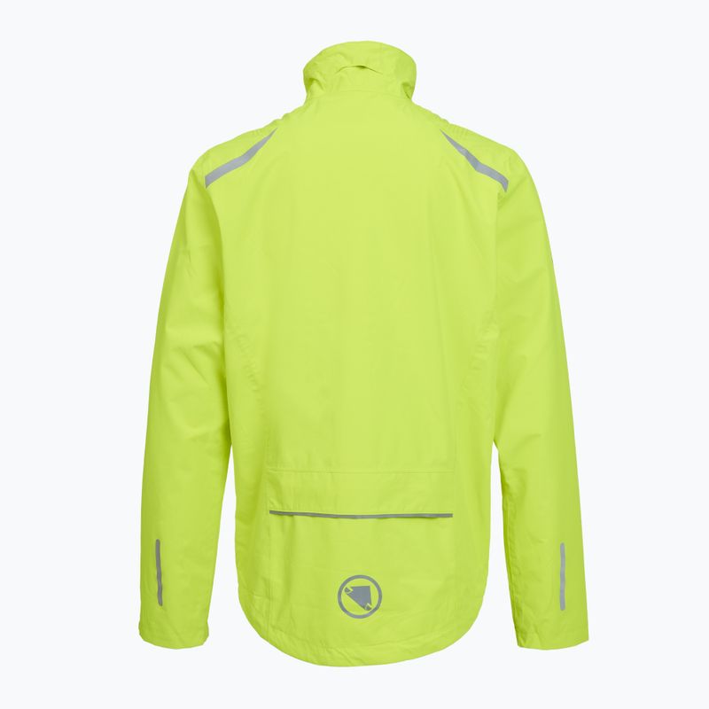 Pánská cyklistická bunda Endura Hummvee Waterproof hi-viz yellow 2