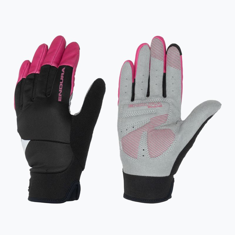 Dámské cyklistické rukavice Endura Windchill W cerise