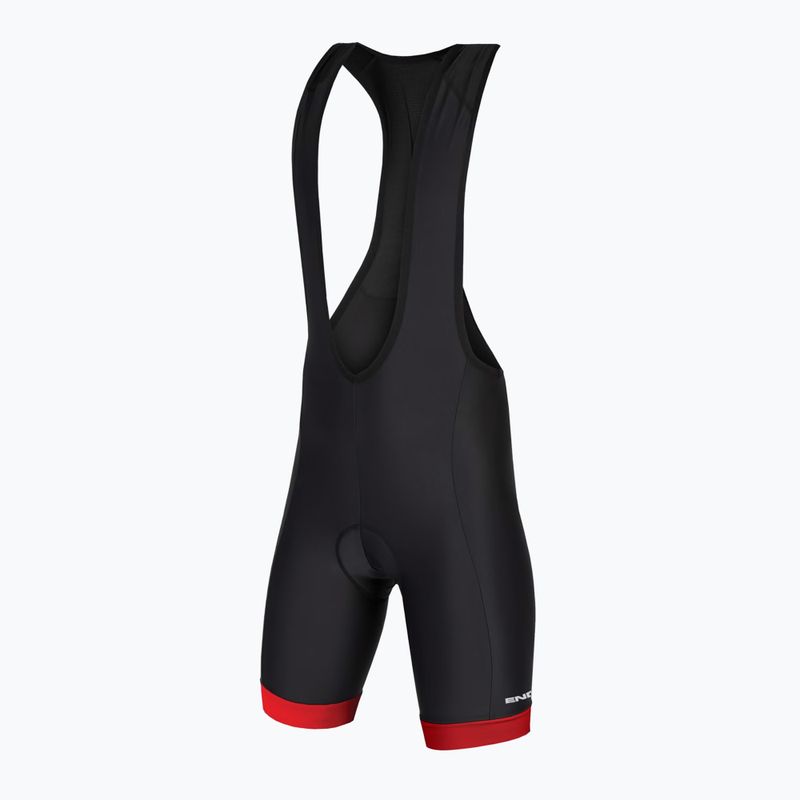 Pánské cyklistické šortky Endura Xtract Gel II Bibshort red 5