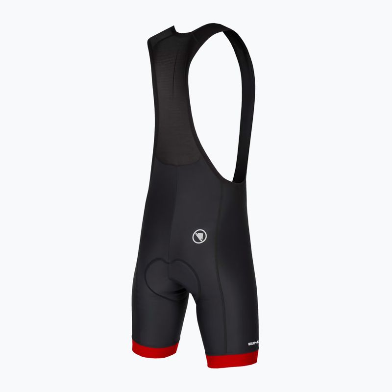 Pánské cyklistické šortky Endura Xtract Gel II Bibshort red 6