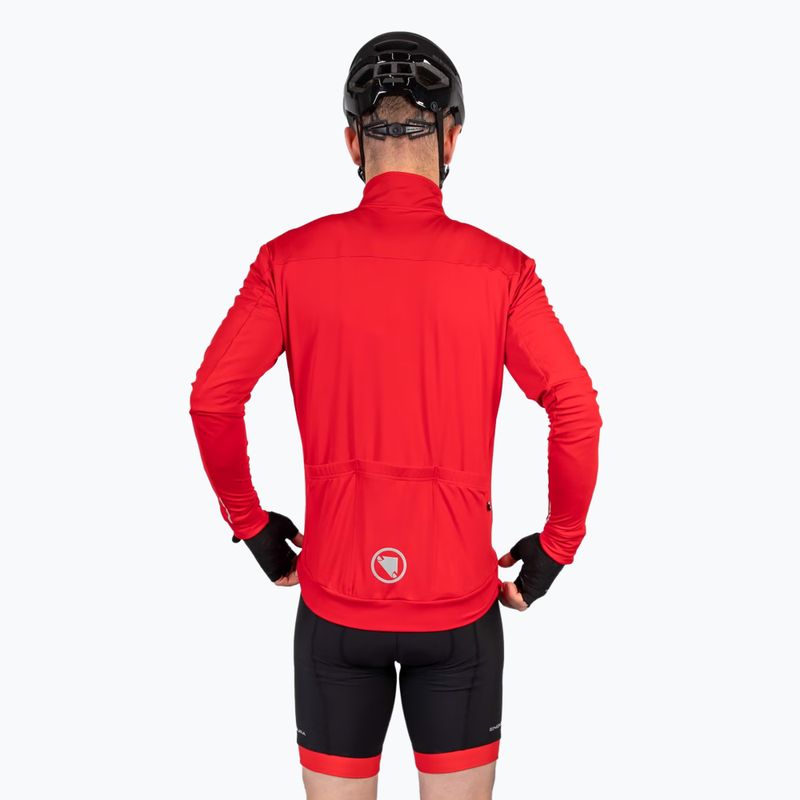 Pánské cyklistické šortky Endura Xtract Gel II Bibshort red 8