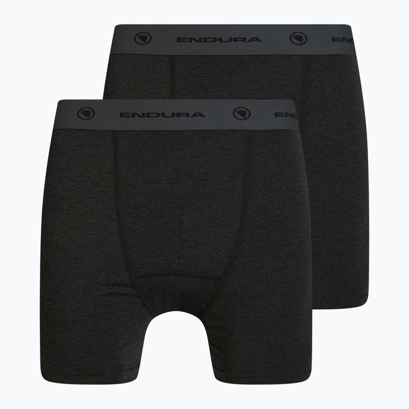 Pánské cyklistické boxerky Endura 2 páry anthracite