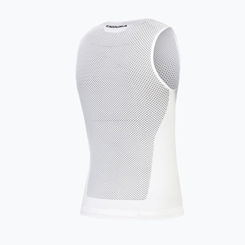 Pánská cyklistické tílko Endura Fishnet II Sleeveless Baselayer white 2