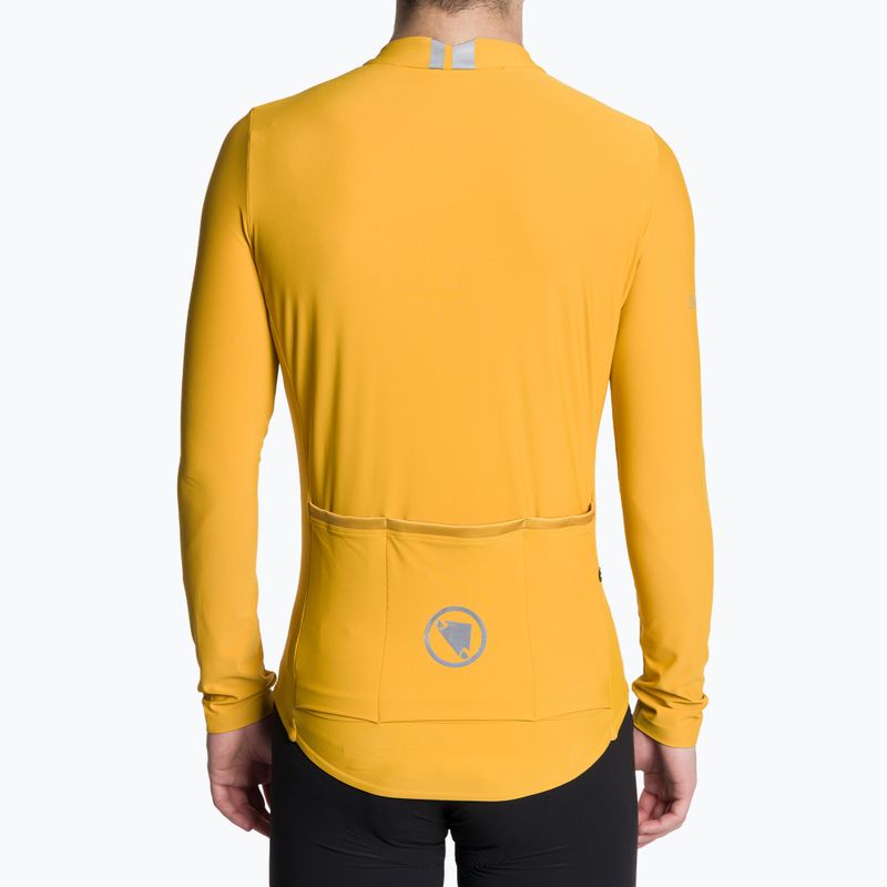 Pánský cyklistický dres Longsleeve Endura Pro SL II L/S mustard 4