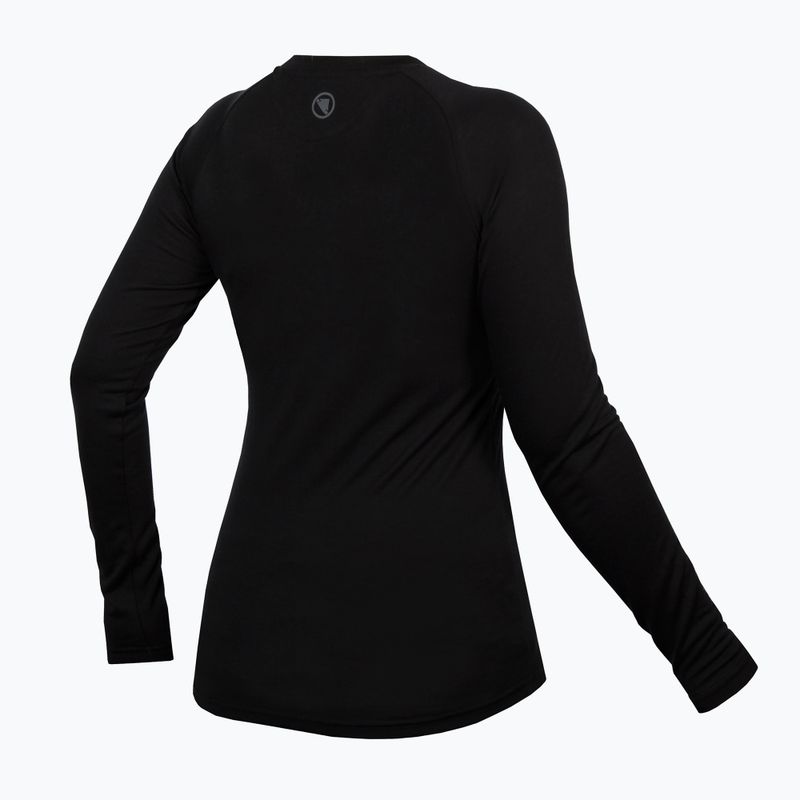 Dámské cyklistické tričko Longsleeve Endura Baabaa Merino W black 2