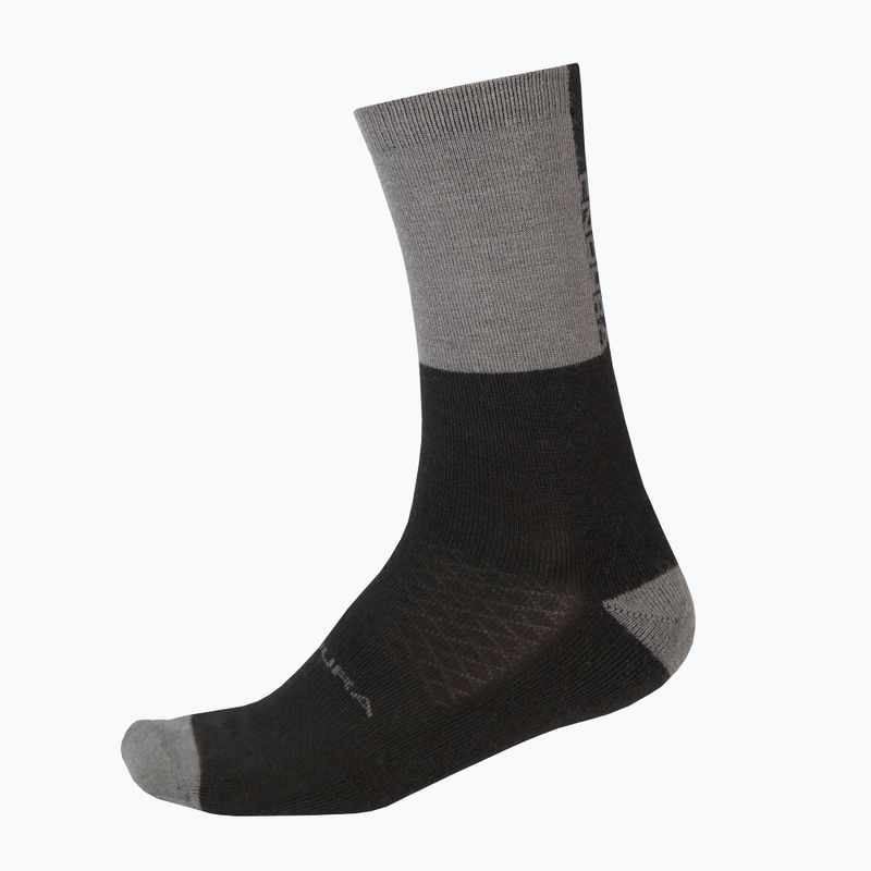 Cyklistické ponožky  Endura Baa Baa Merino Winter black