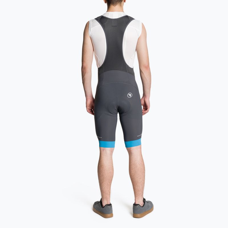 Pánské cyklistické šortky Endura Xtract Lite Bibshort hi-biz blue 2