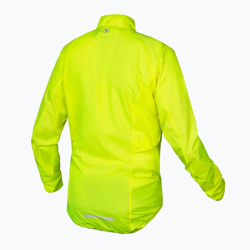 Pánská cyklistická bunda Endura Pakajak hi-viz yellow 2