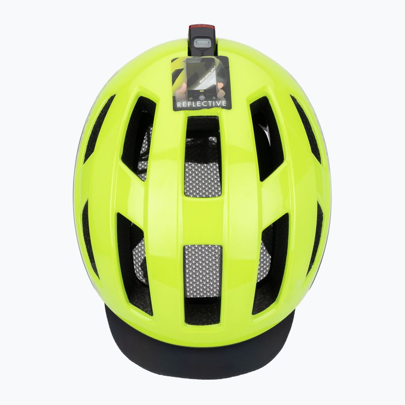 Cyklistická přilba Endura Urban Luminite hi-viz yellow 6