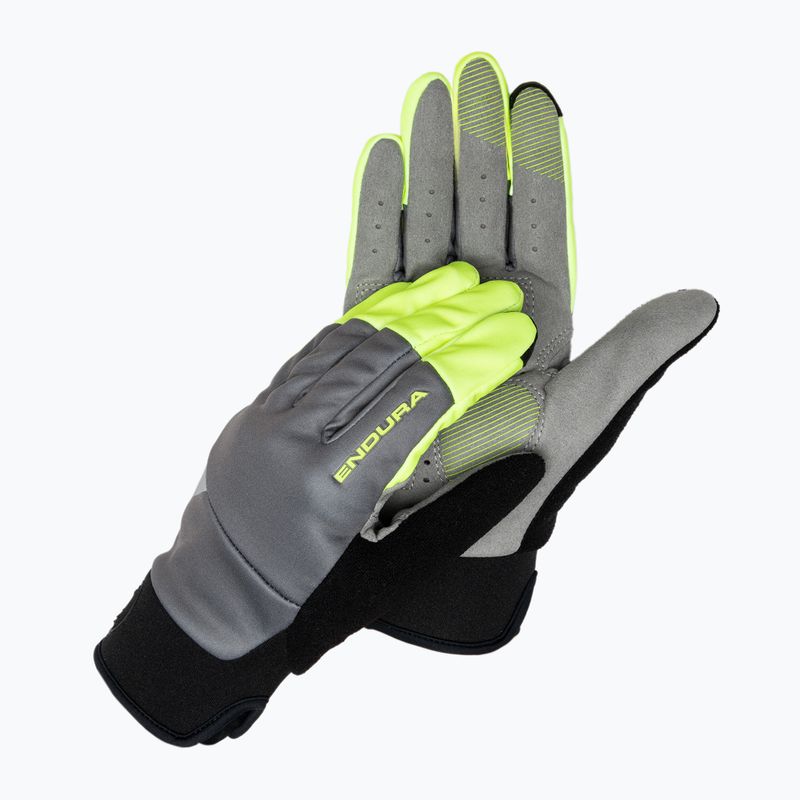 Pánské cyklistické rukavice Endura Windchill hi-viz yellow