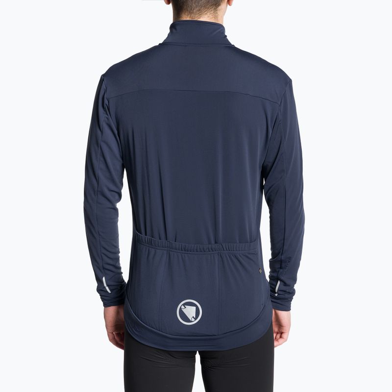 Pánský cyklistický dres Longsleeve Endura Xtract Roubaix  navy 2