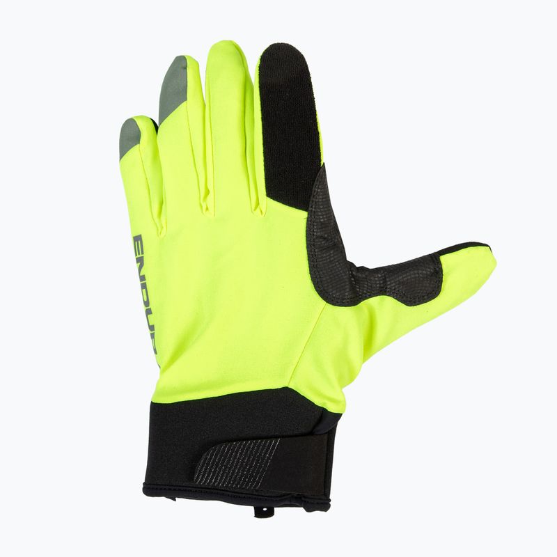 Pánské cyklistické rukavice Endura Strike bright yellow 3