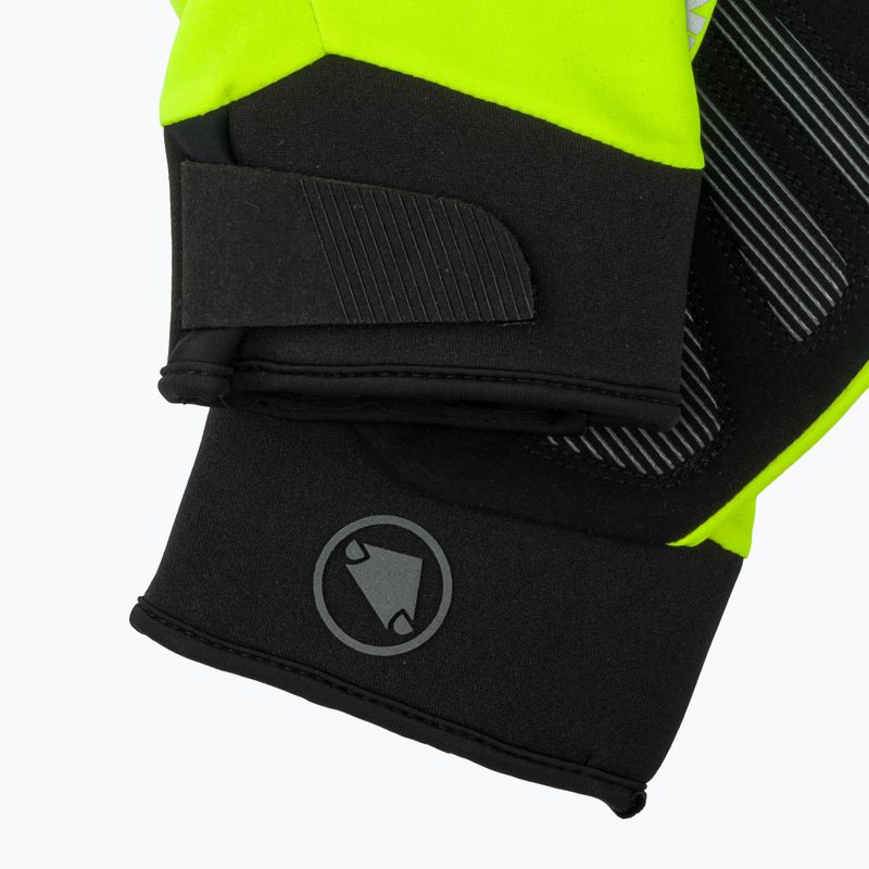 Pánské cyklistické rukavice Endura Strike bright yellow 6