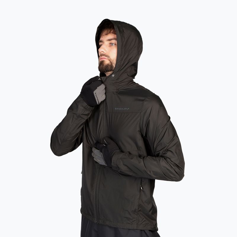 Pánská cyklistická bunda Endura Hummvee Windshell black 3