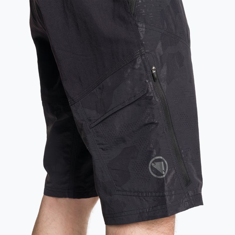 Pánské cyklistické šortky Endura Hummvee Short black camouflage 4