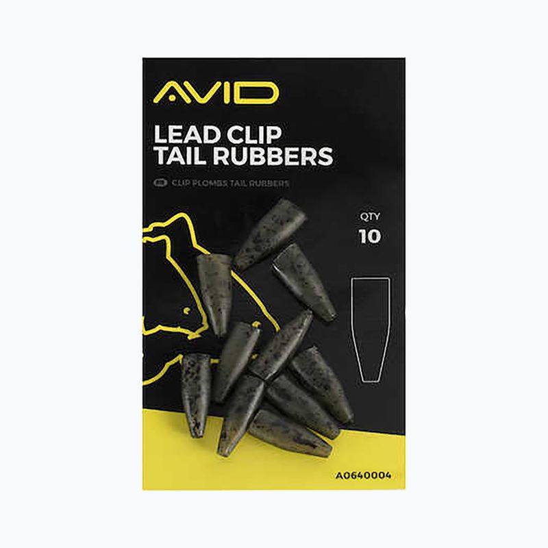 Avid Carp Tail Gumové bezpečnostní klipsové chrániče 10 ks. Kamufláž A0640004 2
