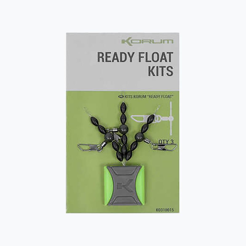 Korum Ready Float zátky 3 ks černé K0310015