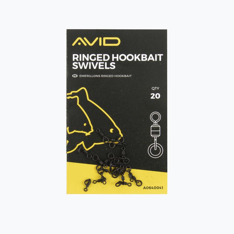 Avid Carp Terminal Ringed Hookbait Swivels black A0640041 2