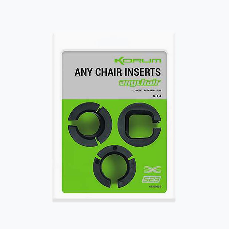 Adaptéry pro vložky do rybářských křesel Korum Any Chair černé